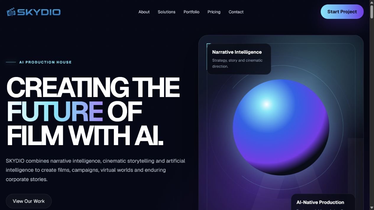 Skydio AI production website